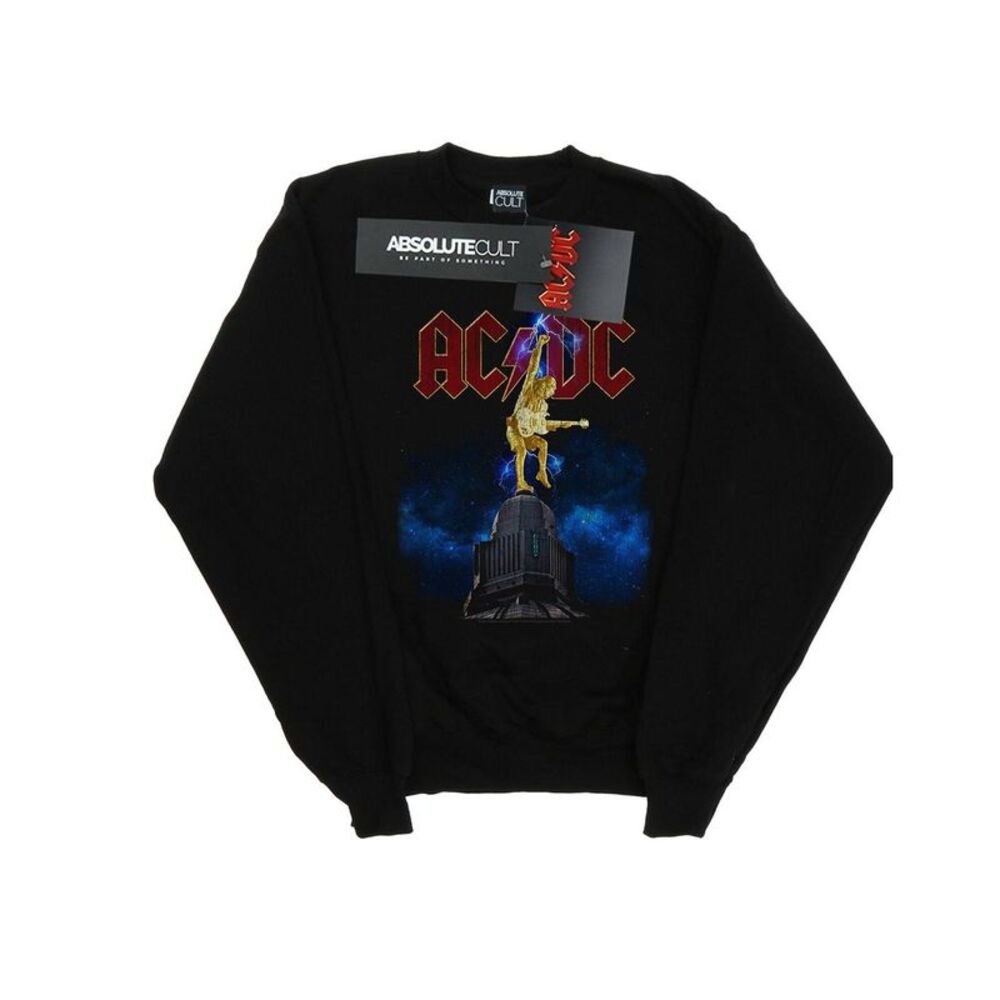 AC/DC Mens Stiff Upper Lip Lightning Sweatshirt / Black